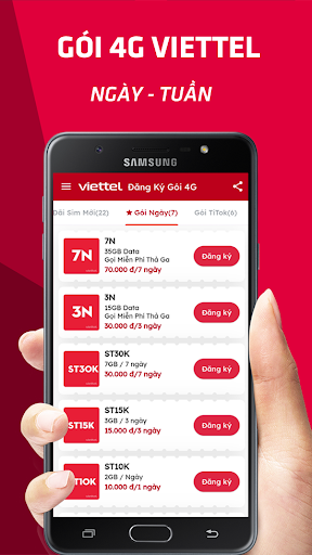 My Viettel: Đăng Ký 4G Viettel Screen 2