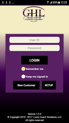 Android application GHL Worldwide screenshort