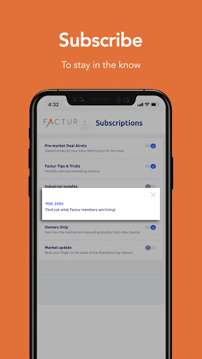 Android application Factur screenshort