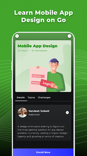 Learn Mobile App Design Screen 2