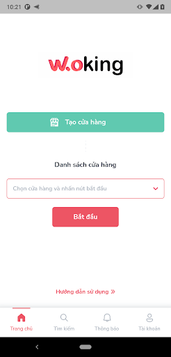 Android application WOKING screenshort