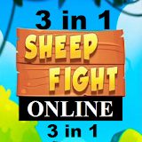 Sheep Fight & Online Games free - 3 in 1 icon