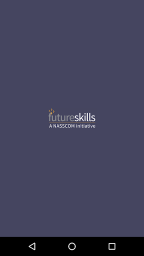 Android application Future Skills Nasscom screenshort