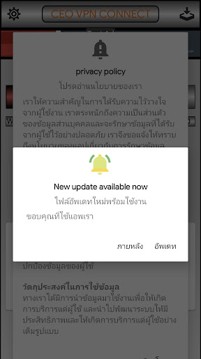 CEO VPN CONNECT Screen 2
