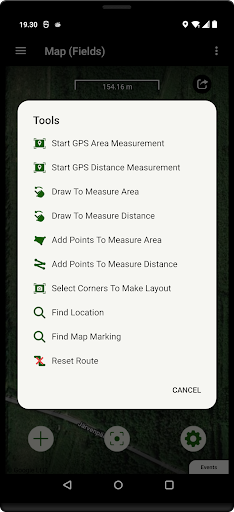 Android application Field Mate: Measures & Markers screenshort