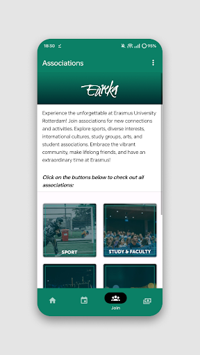 Android application Eurekaweek screenshort