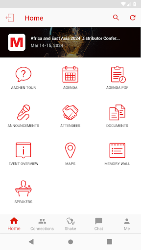 Megger Events Screen 3