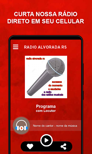 Android application Rádio Alvorada RS screenshort