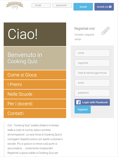 Cookingquiz Screen 2