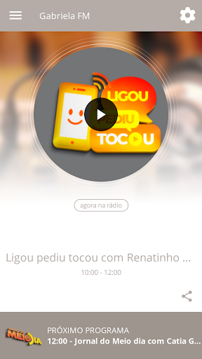 Android application Gabriela FM screenshort