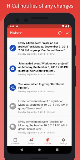HiCal - Collaborative Calendar Screenshot 2 - AppWisp.com