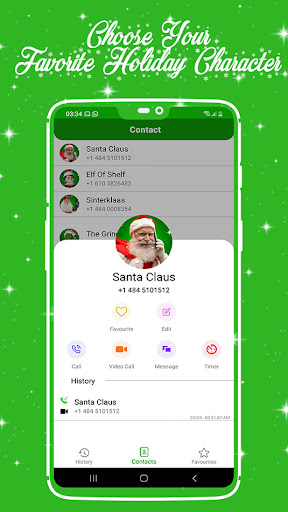 Speak to Grinch Call & Chat Screen 2