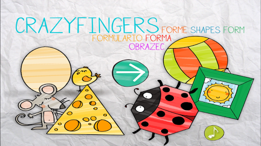 Android application Crazyfingers - Shapes screenshort