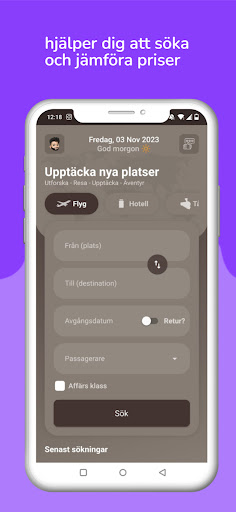 ResaBra.se - för billiga flyg Screen 2