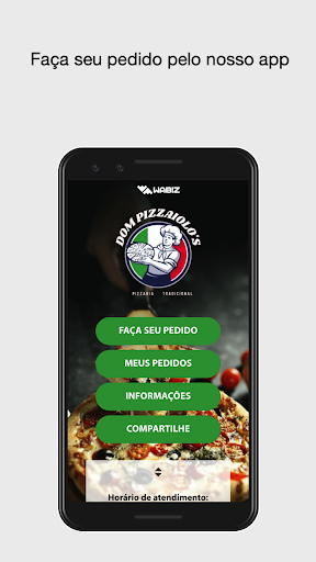 Android application Dom Pizzaiolos screenshort