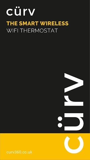 Android application Cürv Thermostat screenshort
