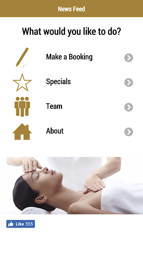 Android application Simply Beauty screenshort