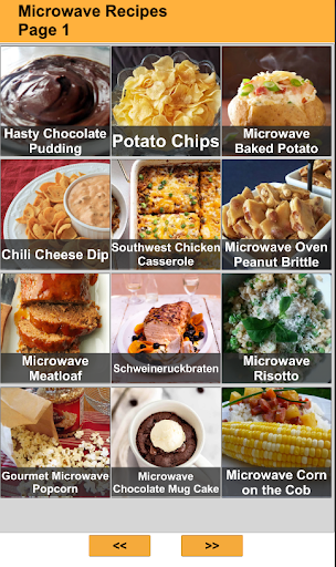 Android application Microwave Recipes Offline screenshort