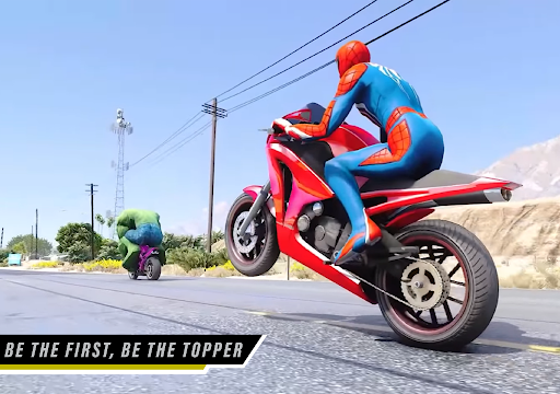 Superhero Tricky Bike Stunt Racing 2021 1.5 screenshots 2