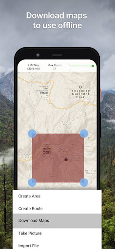 Gaia GPS: การเดินป่า, แผนที่ออฟโร้ด