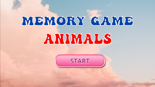 Memory Game - Animals Cards
