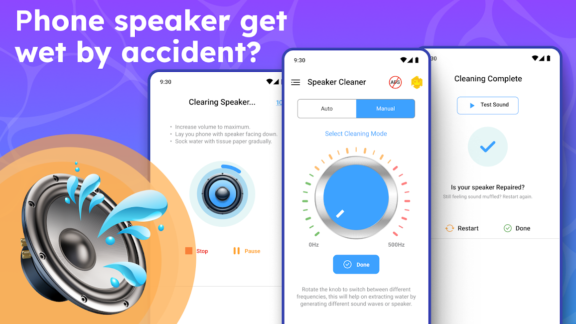 Speaker Cleaner – Remove Water 1