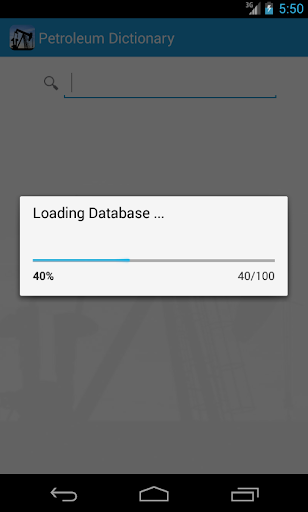 Android application Petroleum Dictionary screenshort