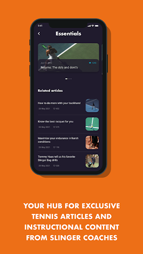 Android application Slinger screenshort