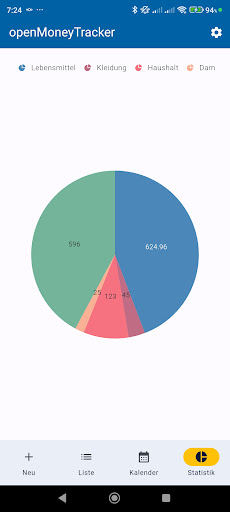 openMoneyTracker Screen 2
