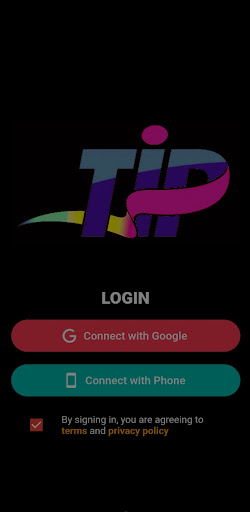 Android application Tip Live screenshort