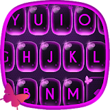 Pink Butterfly Keyboard icon