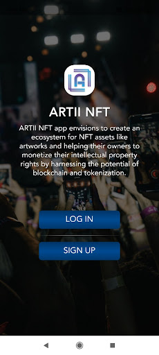 Android application ARTII - NFT Marketplace screenshort