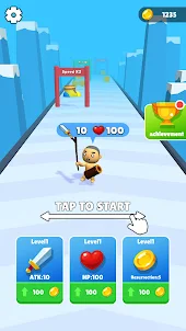 Hero Run Race 3D - Fight Game