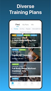 JEFIT Gym Workout Plan Tracker Screenshot