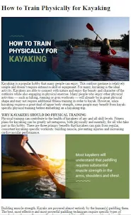 How to Do Kayaking Exercises
