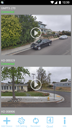 Android application Silvercrest IP Cam S-K 1920 screenshort