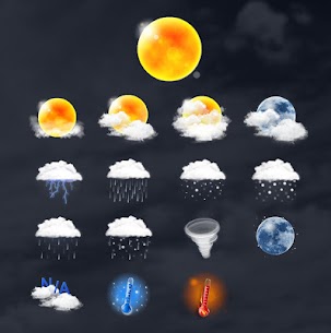 Realistic Weather Iconset HD For PC installation