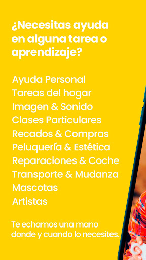 Android application BeeFinder - Ayuda a domicilio screenshort