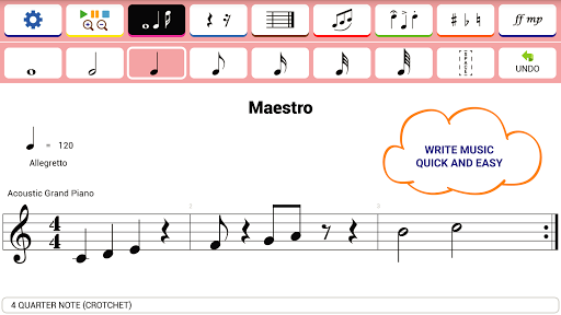 Maestro - Music Composer  screenshots 1
