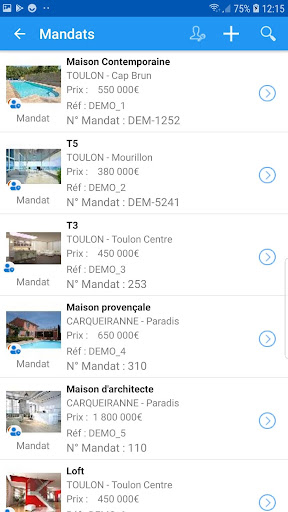 WinImmobilier Mobile Screen 3