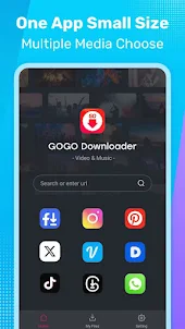 GoGo Downloader: Video & Music