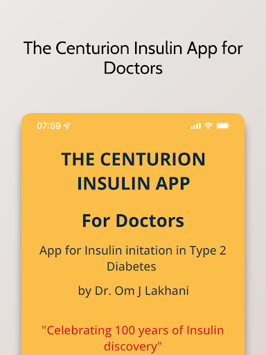 Centurion Insulin App Drs