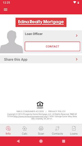 My Edina Home Mortgage Screen 2