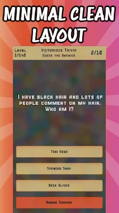 Victorious Trivia Quiz - Screenshot 2