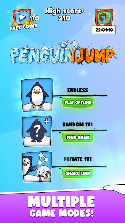 Penguin Jump Multiplayer Game - 5 - (Android)