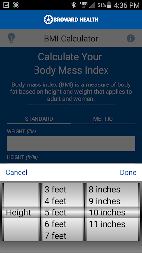 BH BMI Screen 3