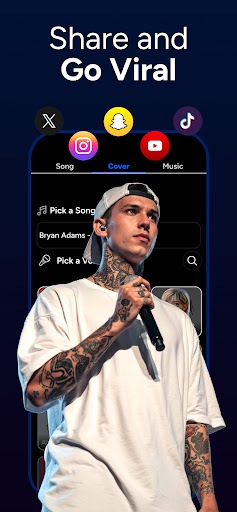 Screenshot of Melodia - AI Song Generator