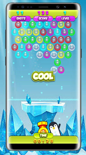 Penguin shot the ball