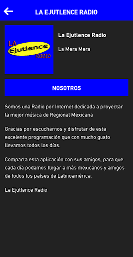 La Ejutlence Radio Screen 2