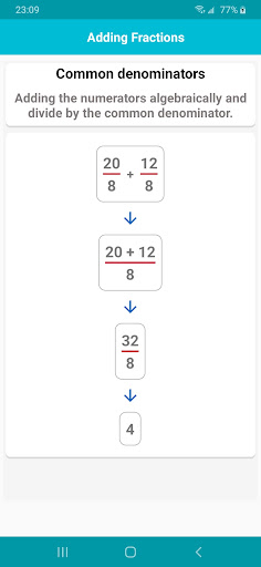 FraccionMath - Fractions Screen 3